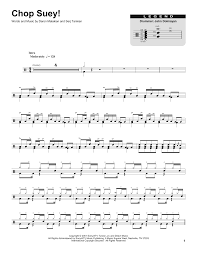 The single was released in august 2001 and earned the band its first grammy. System Of A Down Chop Suey Atstanton S Sheet Music