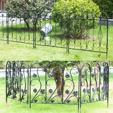 9 8 11ft Rustproof Metal Garden Fence