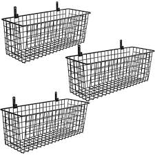 3 Set Extra Large Hanging Wall Basket