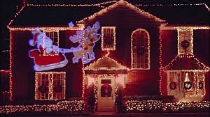Animated Santa And Sleigh Projector Video