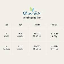 Oliver Rain Organic Muslin Cotton Sleeping Bag Wearable Blanket Nb