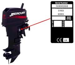 mercury outboard serial model number