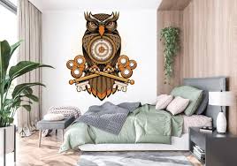 Owl Wall Decal Owl Wall Art Owl Vintage