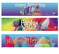 Limited time sale easy return. Singing Trolls Clipart Bottle Water Labels Trolls Party Wrappers Baby Shower Birthday Party Decorations Kids Party Supplies Party Decoration Kids Party Suppliesparty Decoration Aliexpress