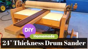 diy homemade 24 thickness drum sander