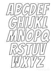 free printable alphabet letters for crafts