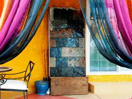 Both diy fountain indoor and outdoor look nice and it is a wonderful place to have a rest on a hot summer day. How To Make A Slate Water Wall Feature Hgtv