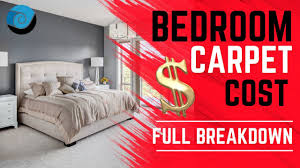 bedroom carpet cost full breakdown