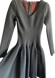Monsoon dress fit & flare polka dot crossover bodice sleeveless dress 18. Alaia Black Paris Knit Fit Flare Mid Length Cocktail Dress Size 6 S Tradesy
