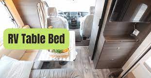 An Rv Dinette Bed More Comfortable