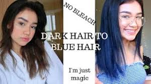 Dyeing hair is the most common way to color grey hair and has become a part of the hair care routine for most people. Existential Crisis Dyeing My Dark Hair Blue Youtube
