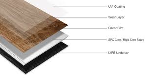 wood grain spc flooring anpro