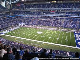 Indianapolis Colts At Lucas Oil Stadium Section 510 View