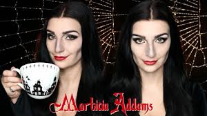 morticia addams makeup tutorial