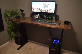 Desks that can raise and lower themselves automatically are awesome, but they're usually prohibitively expensive. Standing Desks Electric Height Adjustable Desk Autonomous Diy Standing Desk Diy Standing Desk Plans Diy Desk