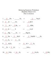 19 sample balancing chemical equations