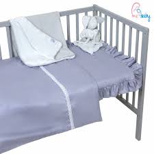 4pcs Grey Bedding Set Me Baby