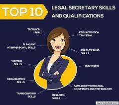 top 10 legal secretary skills and