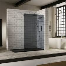 Smoked Wet Room Shower Enclosure