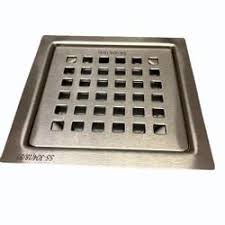 plain square floor drainer for