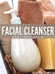 homemade face wash made from natural