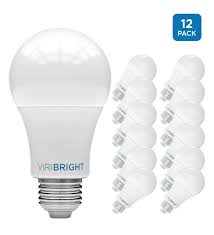 60 Watts Equivalent Led Light Bulb 8 Watts 12 Pack Viribright