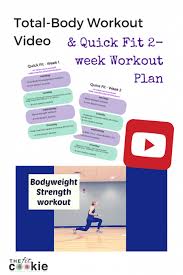 bodyweight workout video and quick fit
