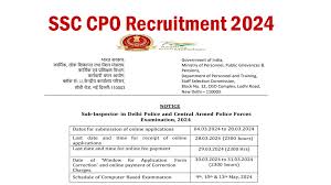 ssc cpo form 2024 4000 post