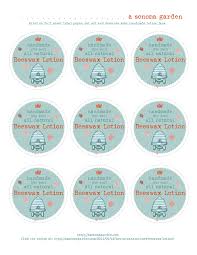 adorable free printable labels for homemade beeswax lotion recipe included this makes and easy