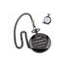 Engraved Pocket Watch Personalized