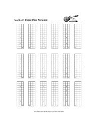 Mandolin Chord Chart Template 4 Free Templates In Pdf