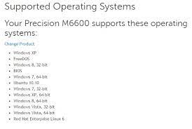 precision m6600 non supported win 10