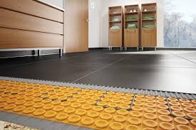 floors with an in floor heating system