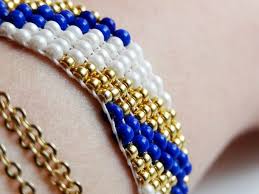 Weitere ideen zu perlenmuster, perlen, perlenschmuck. Anleitung Perlenarmband Weben Perlenarmband Diy Armband Perlen Armband Perlen