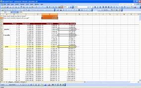 compound interest table compound