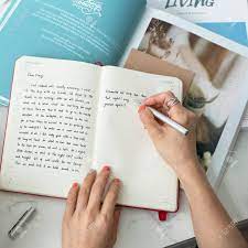 Diary Writing Concept Stock Photo, Picture And Royalty Free Image. Image  111072573.