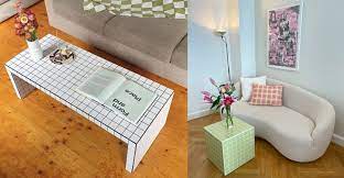 This Retro Diy Tiled Table Trend Has