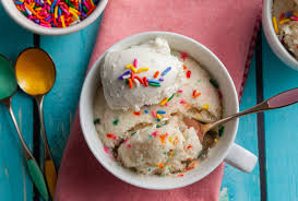 funfetti mug cake sundae recipe swans