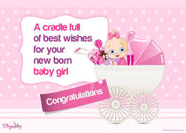 Free Best Wishes E Card On Birth Of Baby Girl New Daddy Mummy
