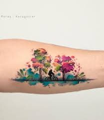 40 Marvelous Watercolor Tattoos Tattoes Tatuaje Circular