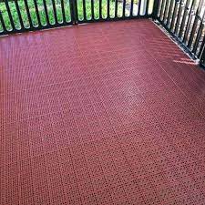 diy installation patio floor covering