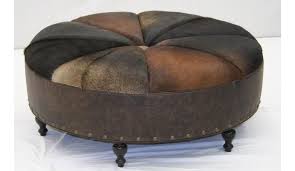 Round Leather Sofa Furniture