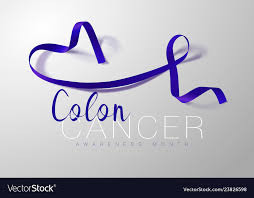 colon cancer awareness calligraphy