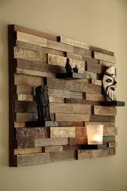 You can cut it, carve it, shape it, and glue it. 16 Magnificent Examples Of Reclaimed Wood Wall Art
