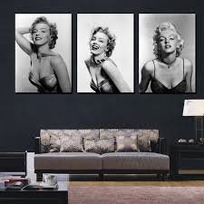 3 Piece Marilyn Monroe Wall Decor Panel