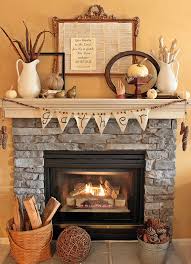 Decorate The Fireplace For Thanksgiving