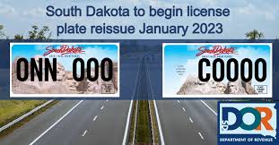 south dakota to begin license plate