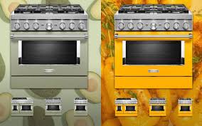 gas ranges now come in 9 different colors