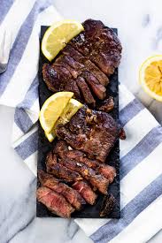 Reduce heat, cover and simmer for about 45 minutes or until beef is tender. Lemon Garlic Steak Chuck Blade Gimme Delicious