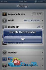 If an update is available, you'll see a prompt to select ok or update. No Sim Card Installed Working Solution For Iphone 5